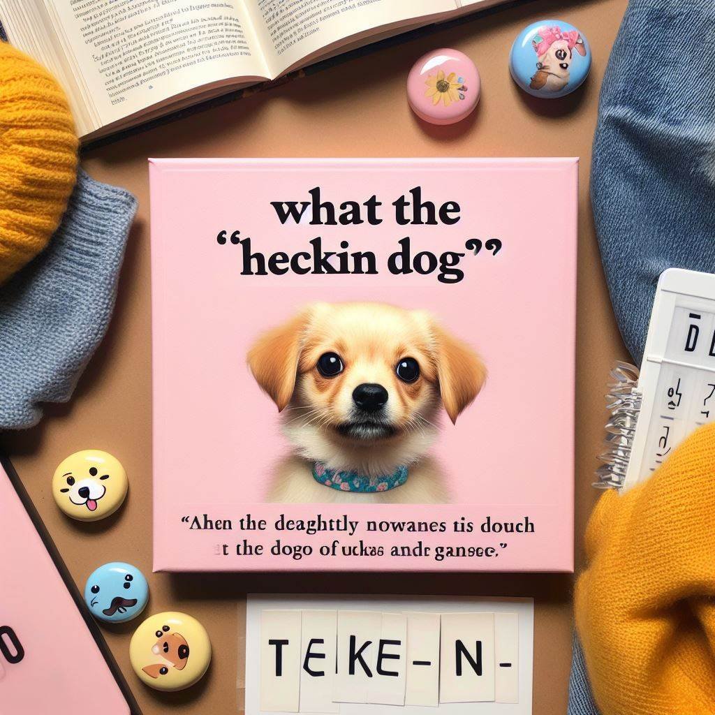 what the heckin dog